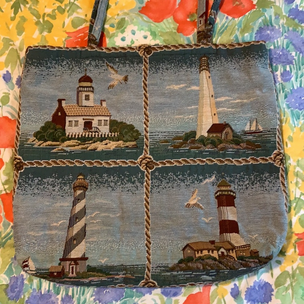 LAST CHANCE ✨ Lighthouse Tote Bag AS IS